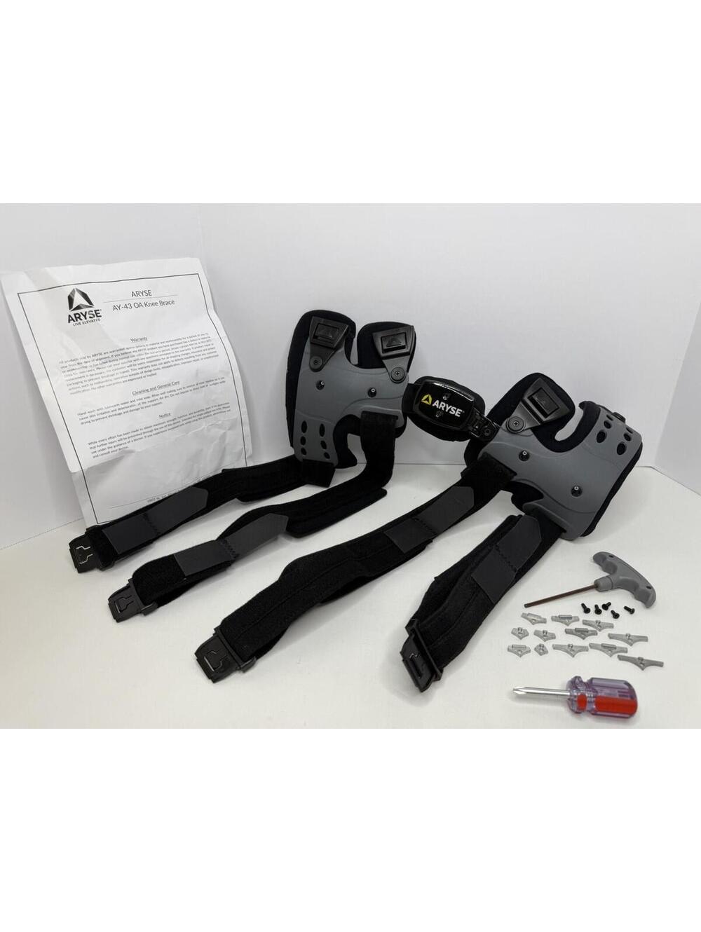 NEW ARYSE AY-43 OA Left Lateral Unloader Knee Brace Right Medial + Tools P73